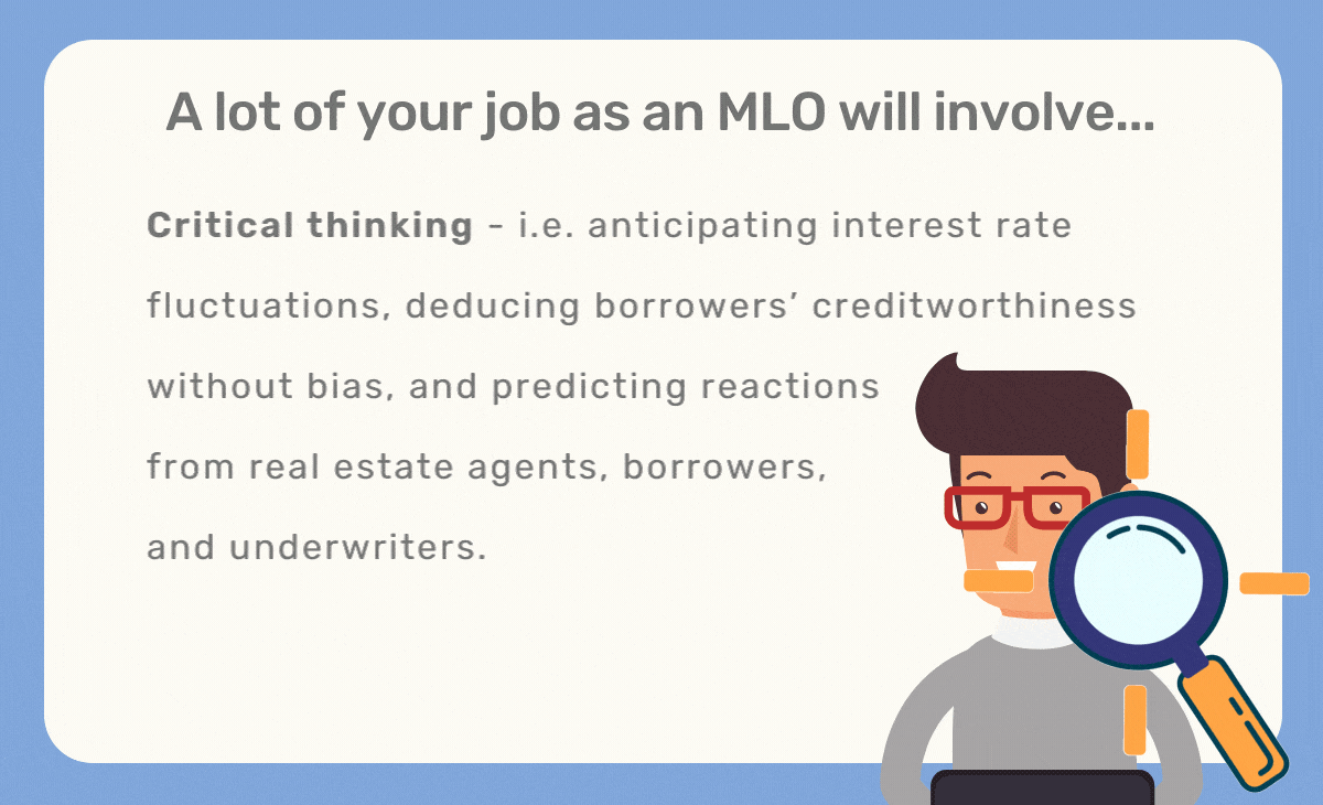 Mortgage Loan Officer Critical Thinking